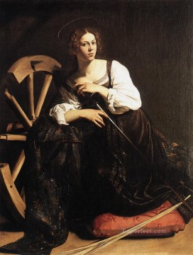 Caravaggio Painting - St Catherine of Alexandria Caravaggio
